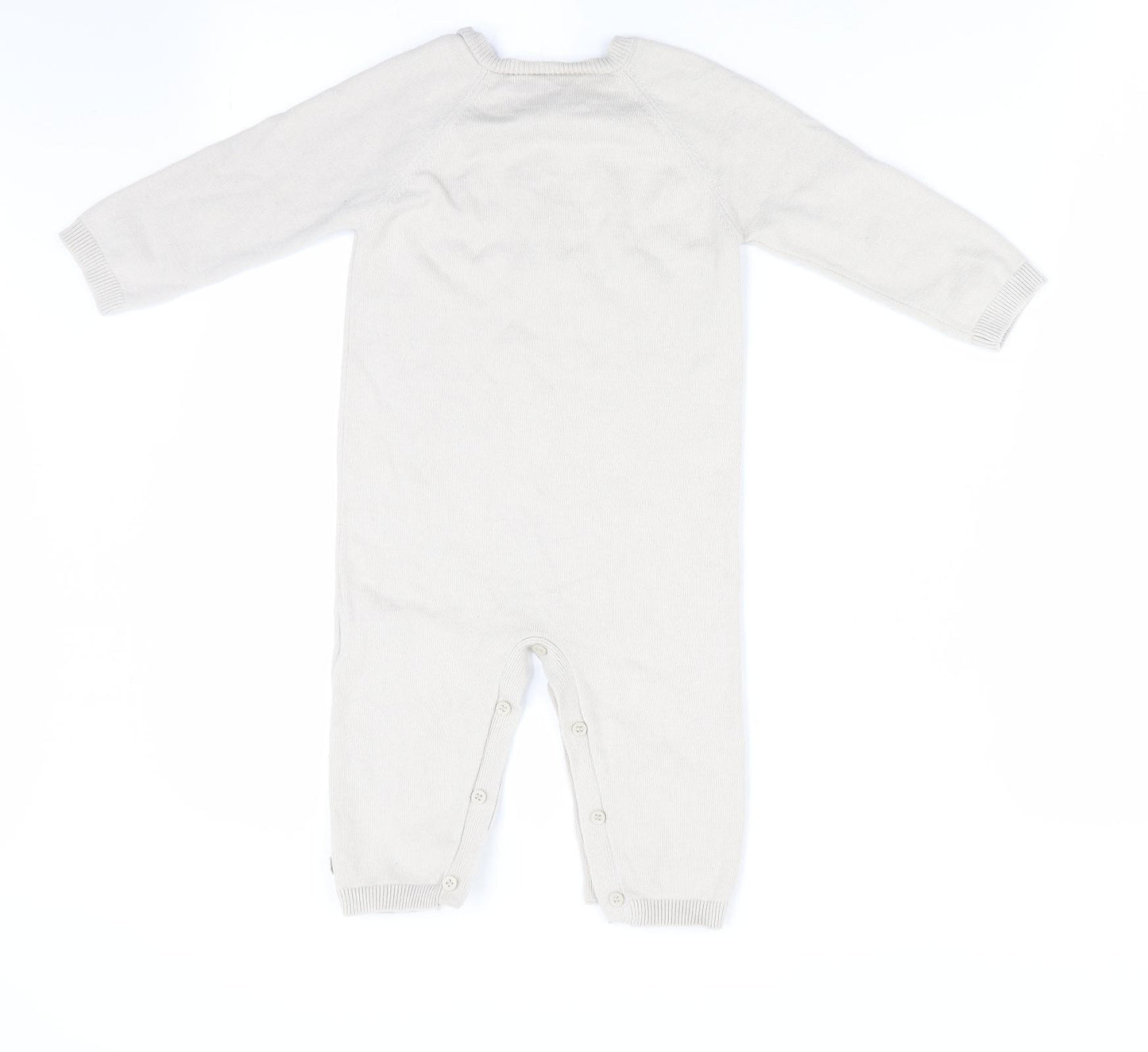 Peter Rabbit Boys Beige Animal Print  Romper One-Piece Size 9-12 Months