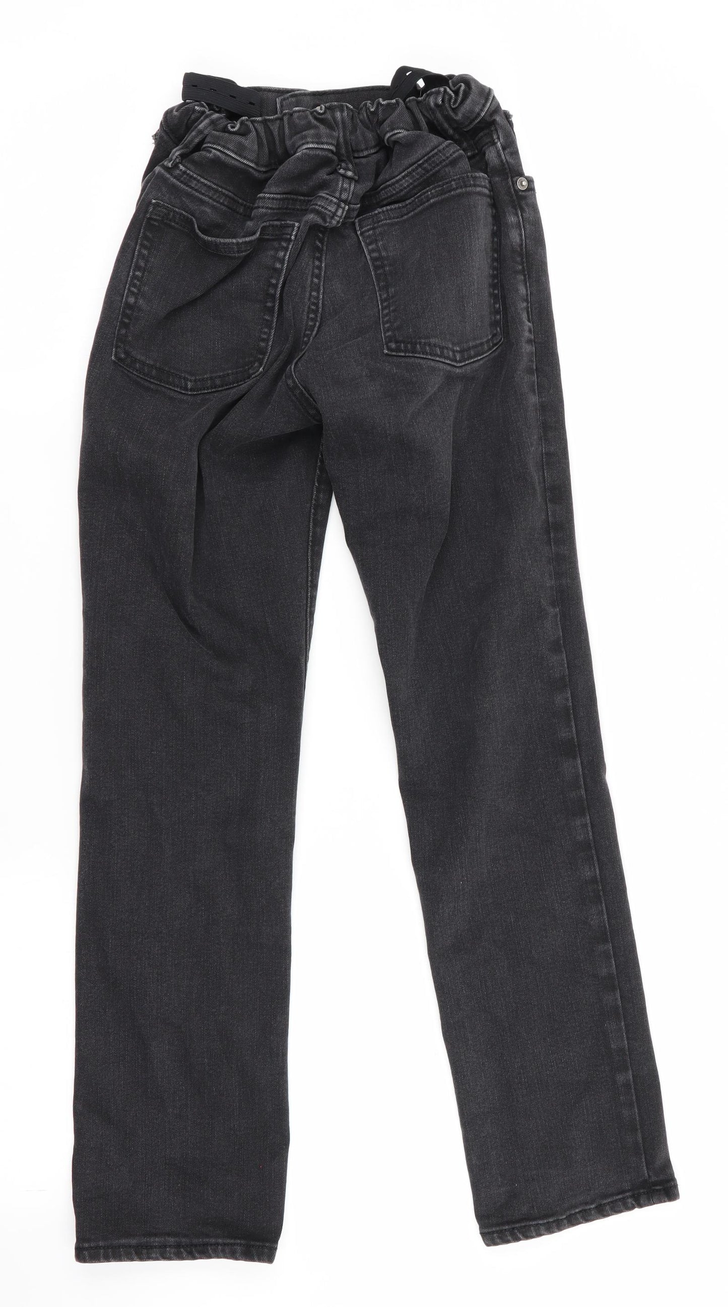 Old Navy Girls Black   Straight Jeans Size 12 Years - Distressed Jeans