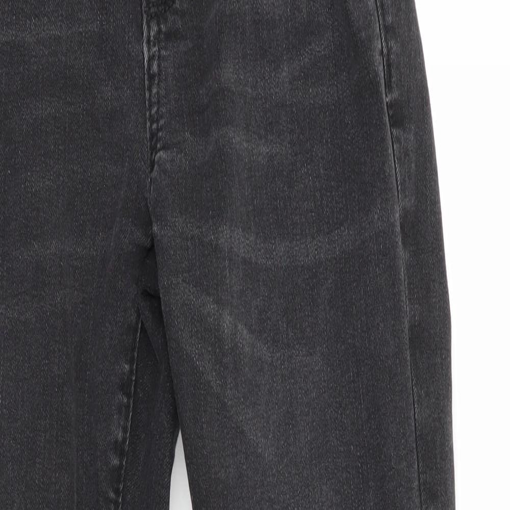 Old Navy Girls Black   Straight Jeans Size 12 Years - Distressed Jeans
