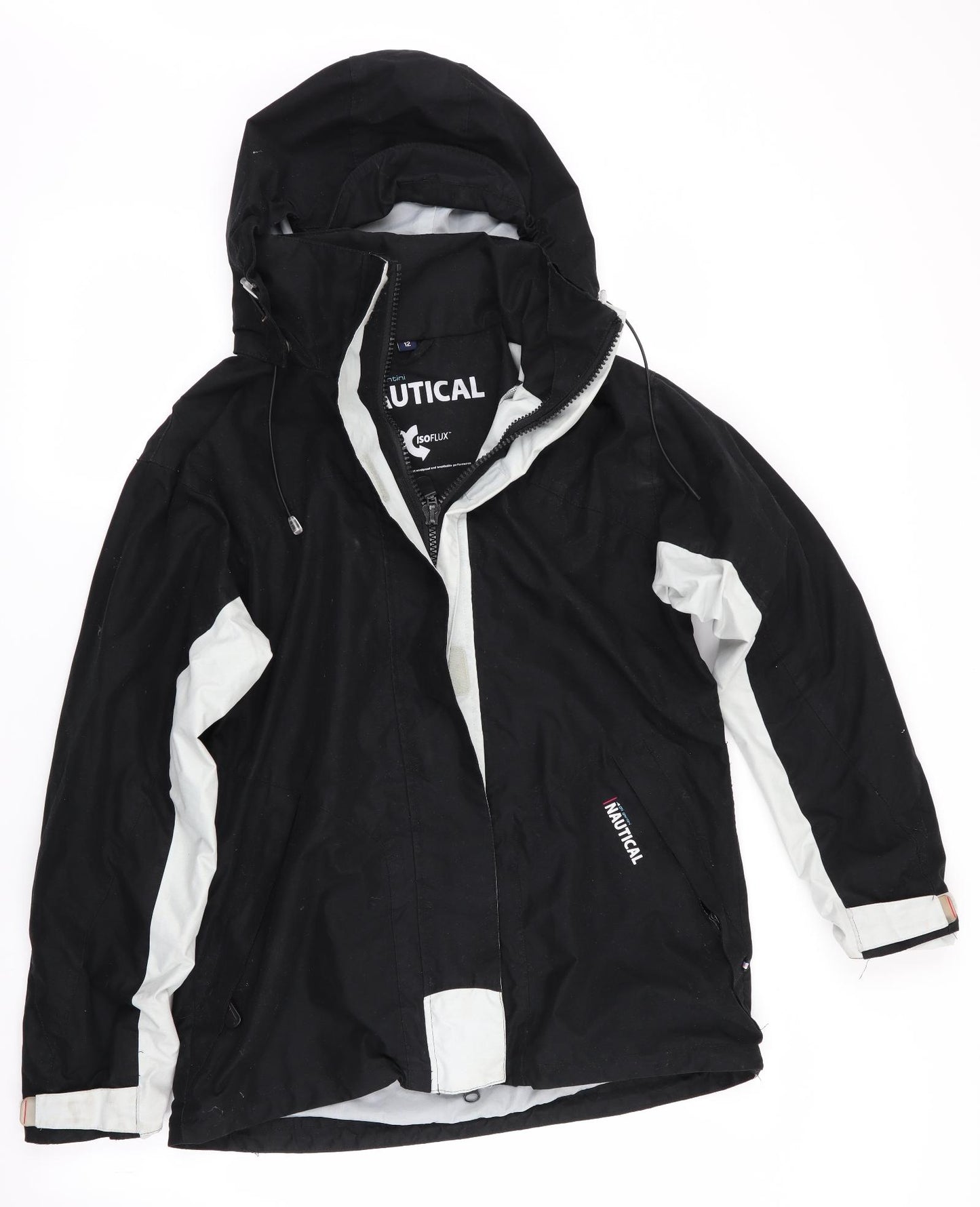 Nautical Womens Black   Anorak Coat Size 12