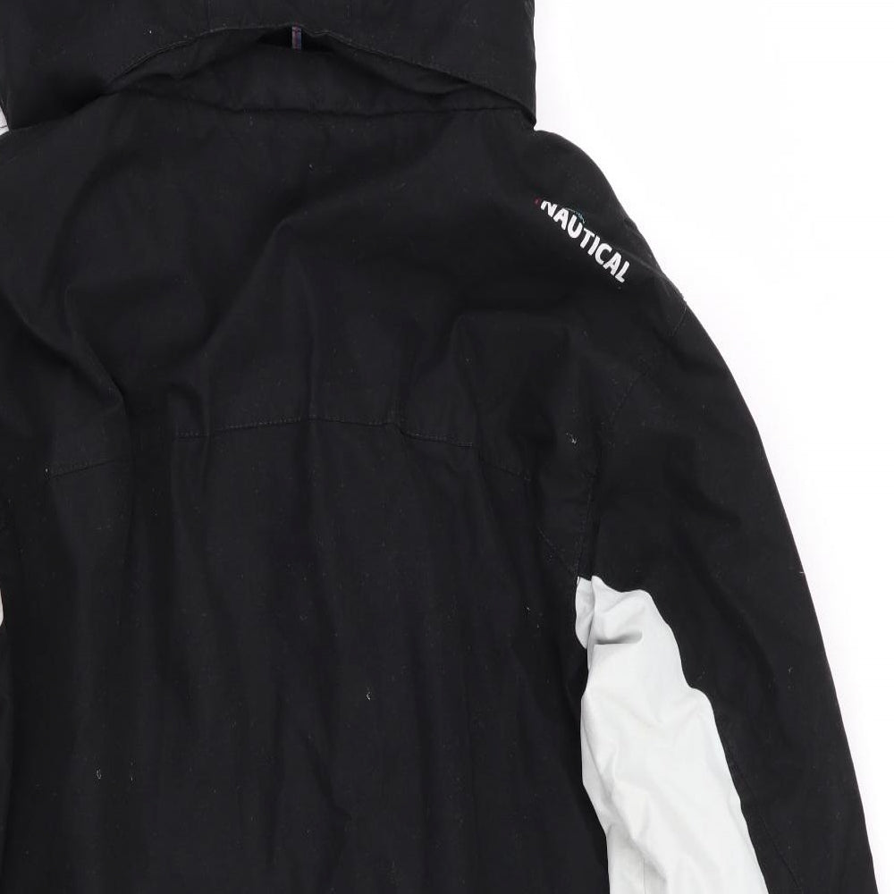 Nautical Womens Black   Anorak Coat Size 12