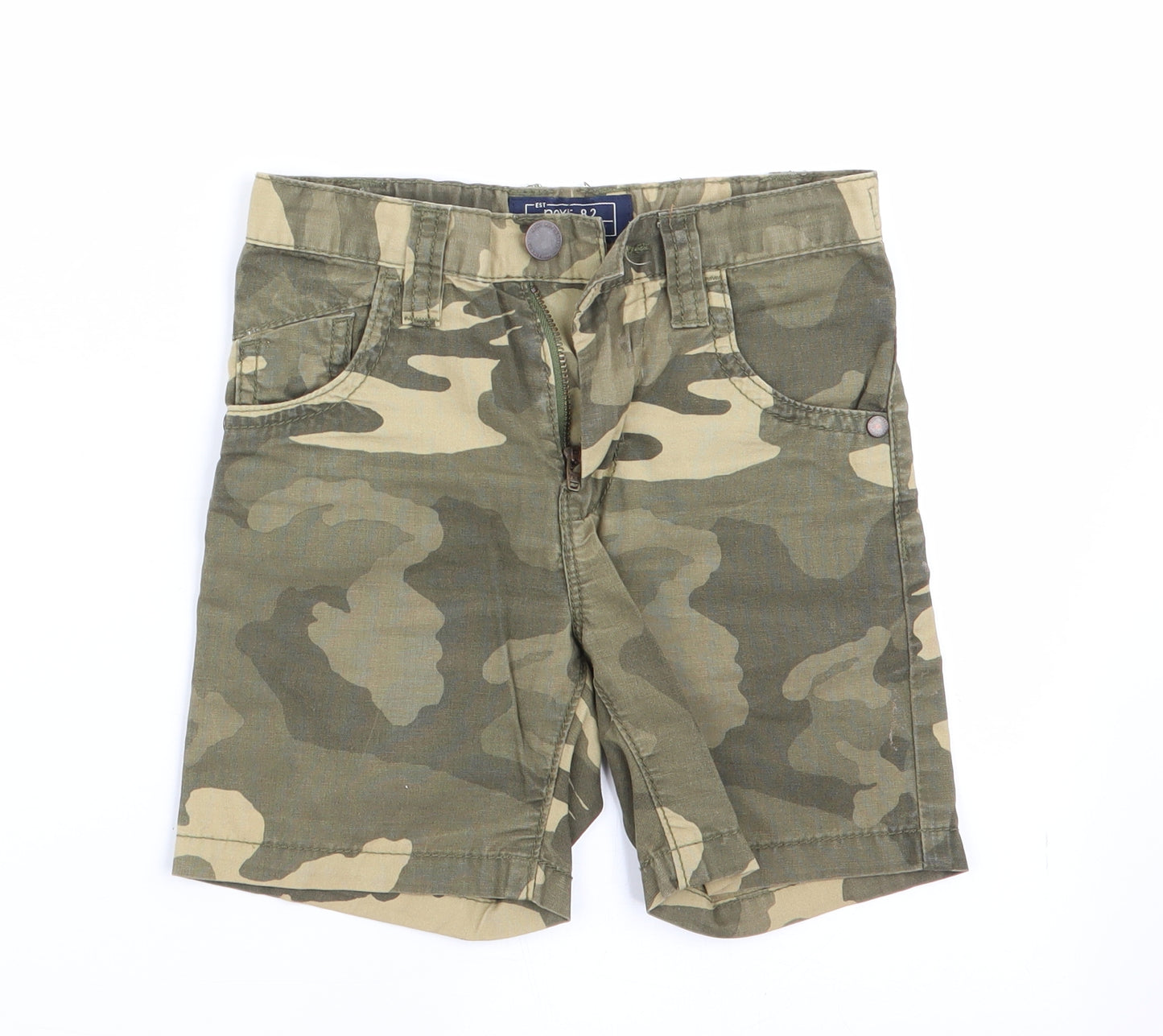 NEXT Boys Green Camouflage  Bermuda Shorts Size 3 Years