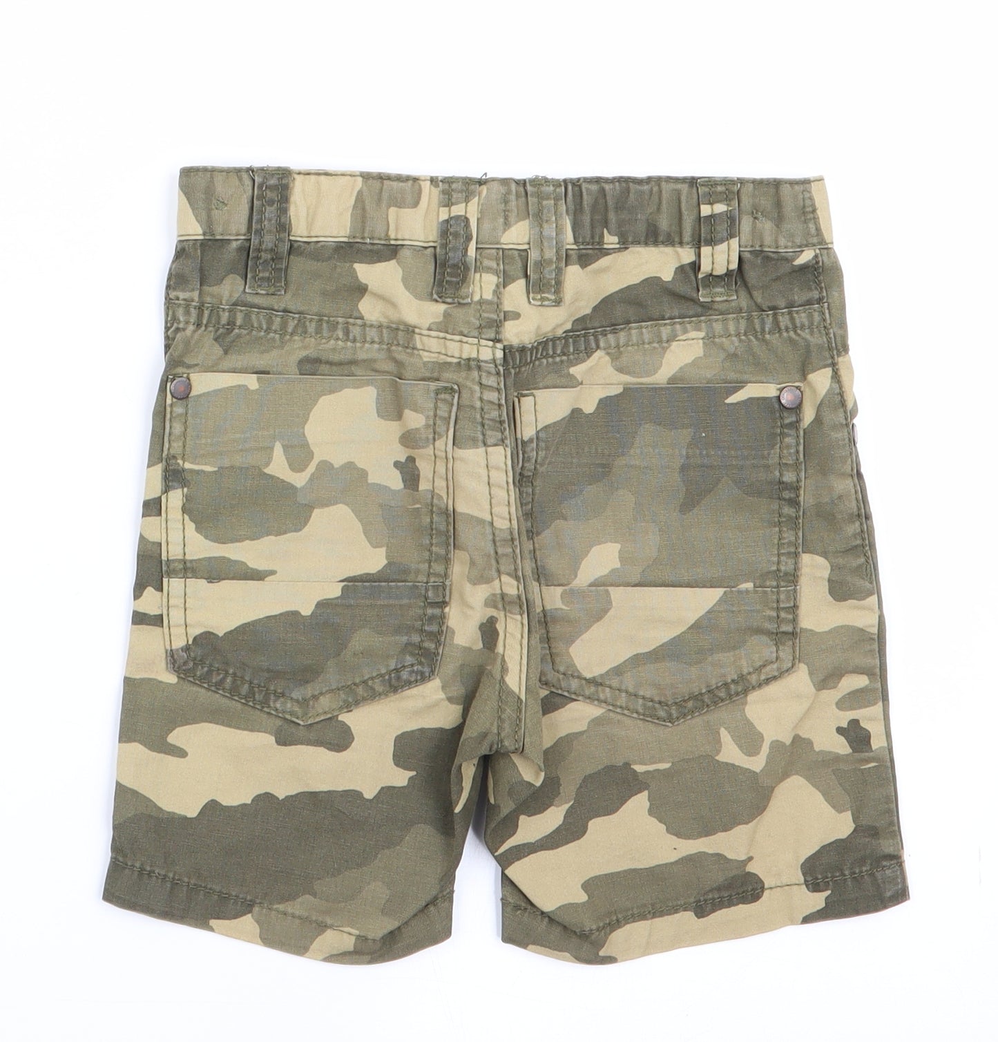 NEXT Boys Green Camouflage  Bermuda Shorts Size 3 Years
