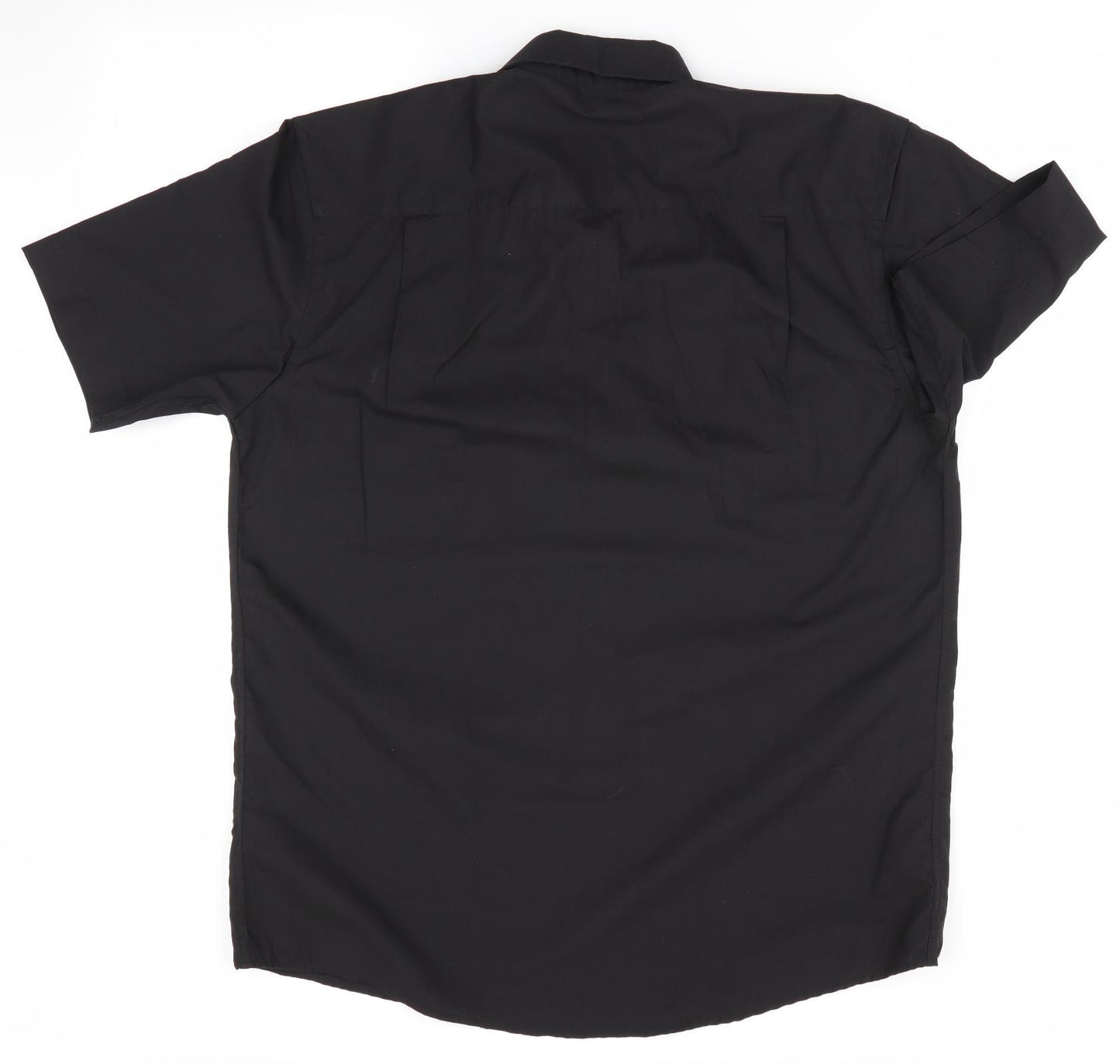 Pierre Cardin Mens Black    Button-Up Size M