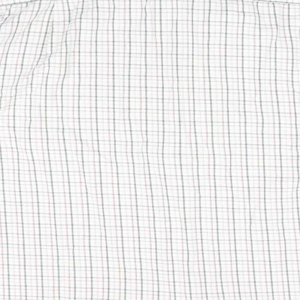 Debenhams Mens Green Check   Dress Shirt Size 16
