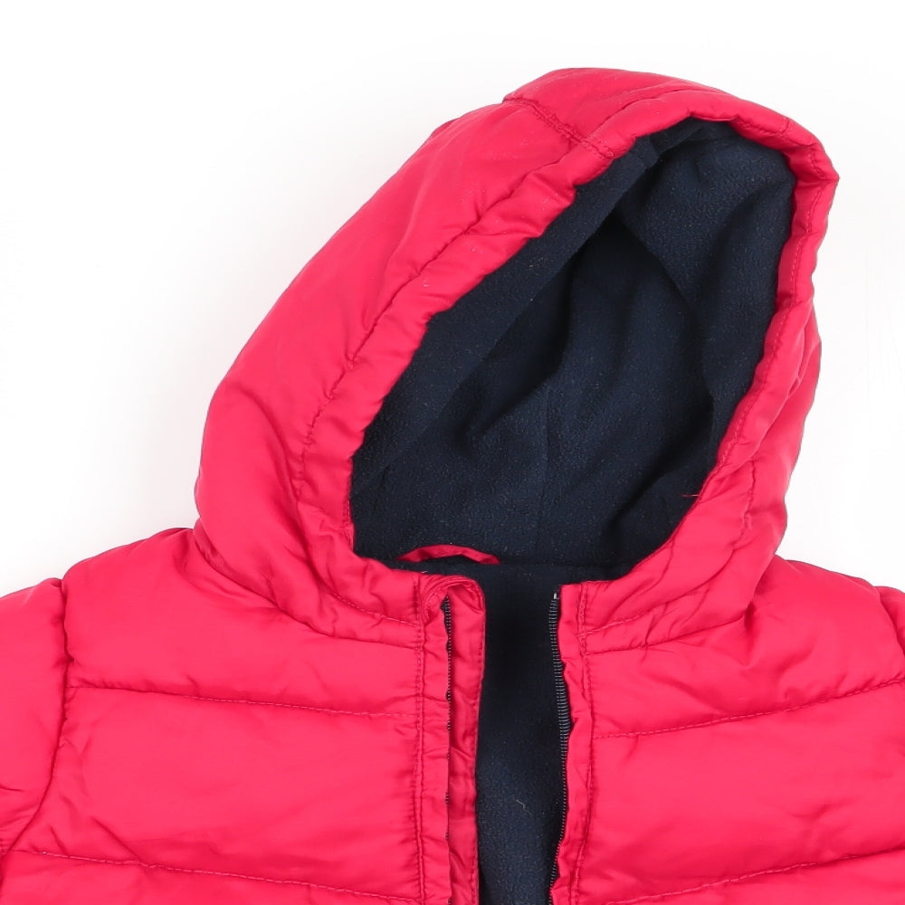 Marks and Spencer Boys Red   Anorak Coat Size 18-24 Months
