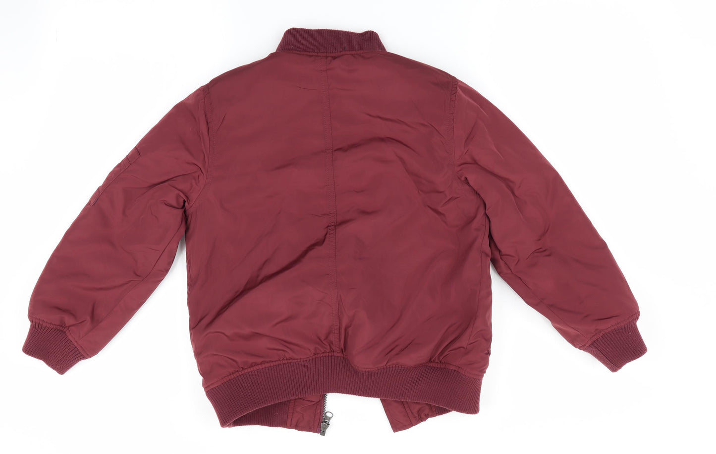 Marks and Spencer Boys Brown   Bomber Jacket Coat Size 7-8 Years