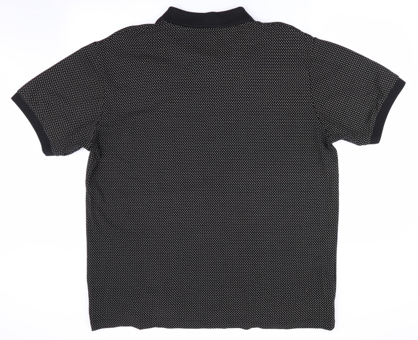 Guiness Mens Black Polka Dot   T-Shirt Size XL