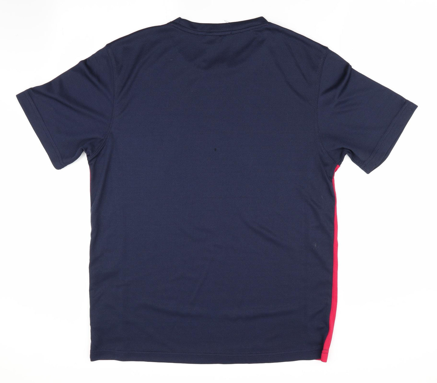 Donnay Mens Blue Colourblock   T-Shirt Size L