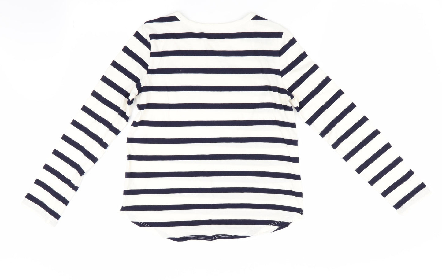 Gap Girls Blue Striped  Basic Casual Size L