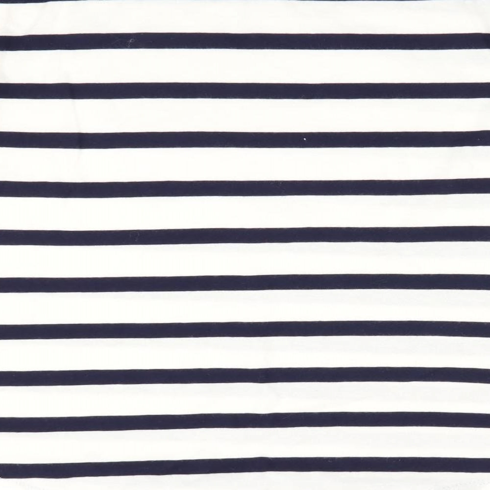 Gap Girls Blue Striped  Basic Casual Size L