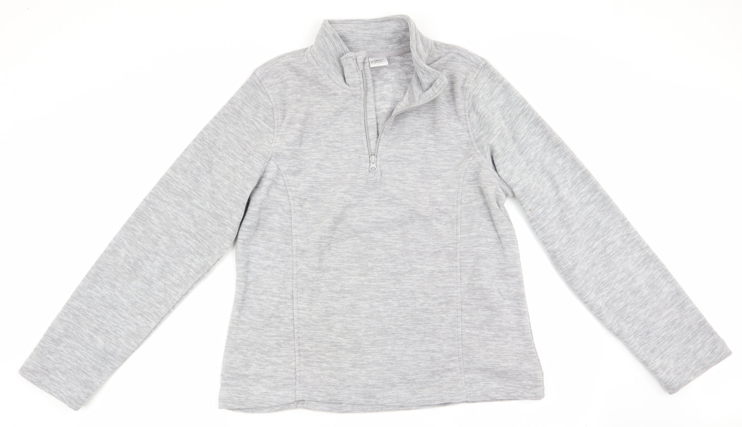 Crane Womens Grey   Pullover Sweatshirt Size 12  - Fleece Feel Exterior