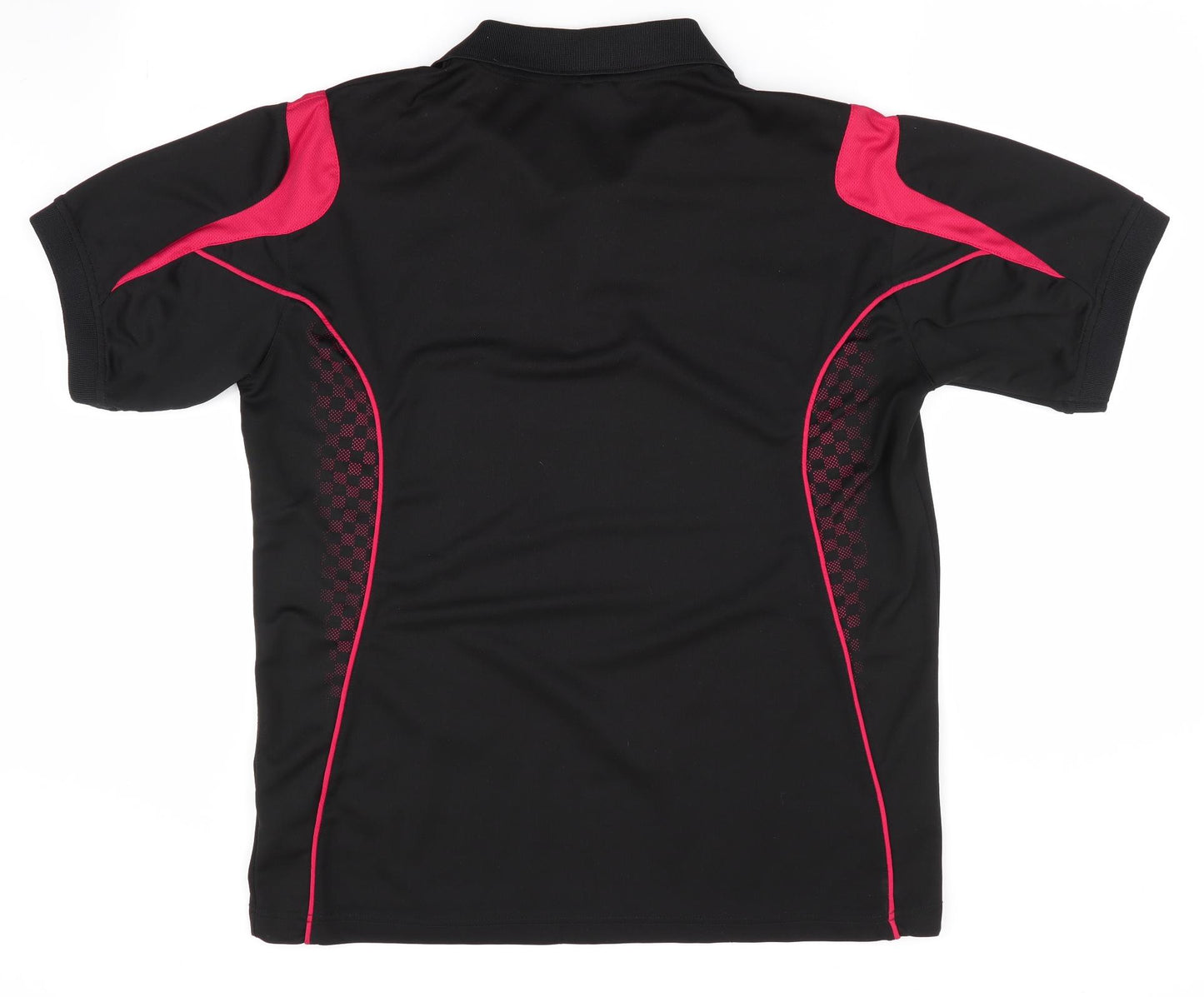 Manav Mens Black    T-Shirt Size M  - Cymru