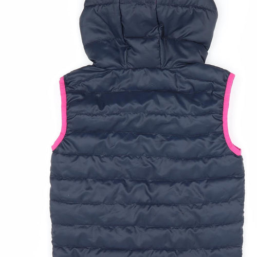 Freedom Trail Girls Blue   Gilet Waistcoat Size 5-6 Years
