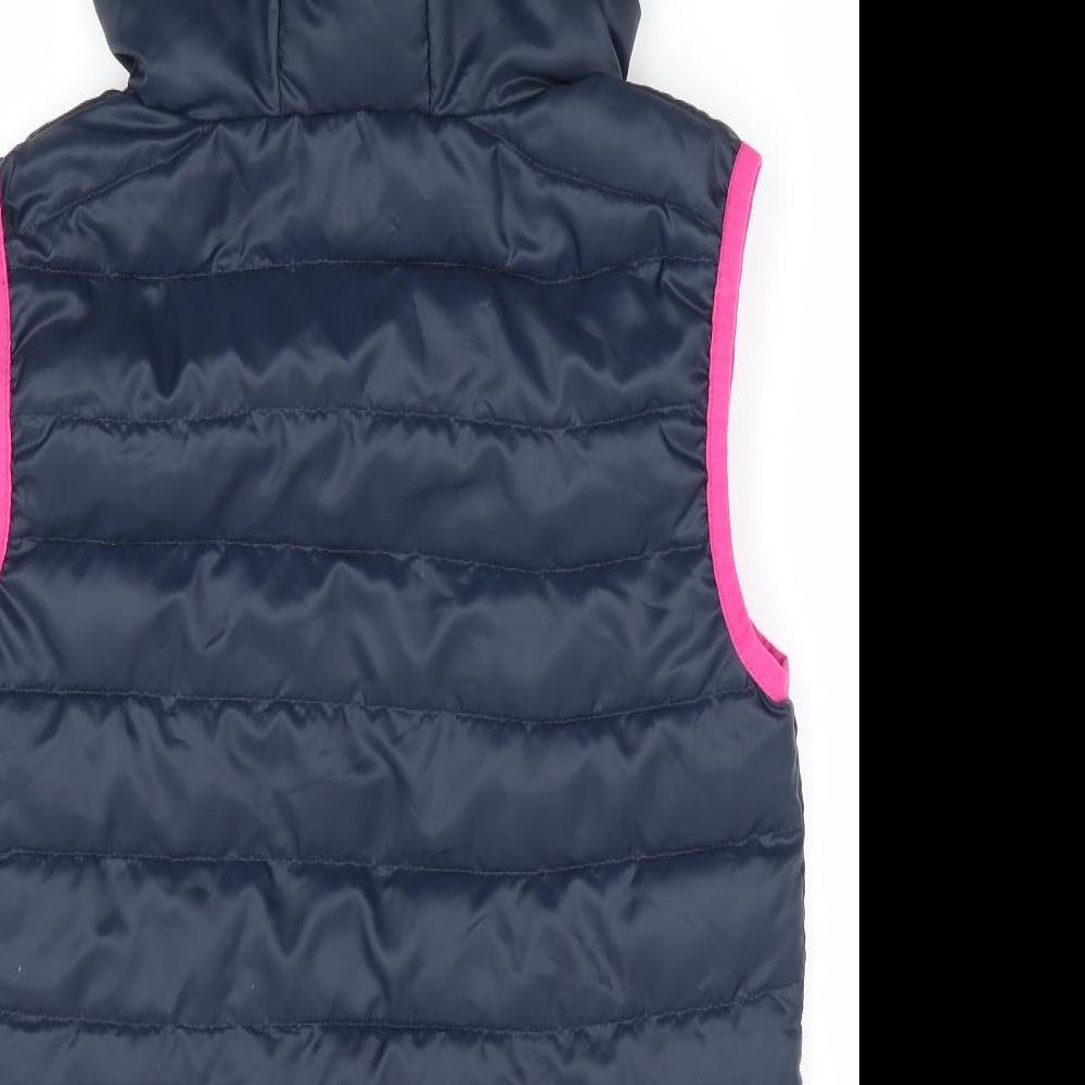 Freedom Trail Girls Blue   Gilet Waistcoat Size 5-6 Years