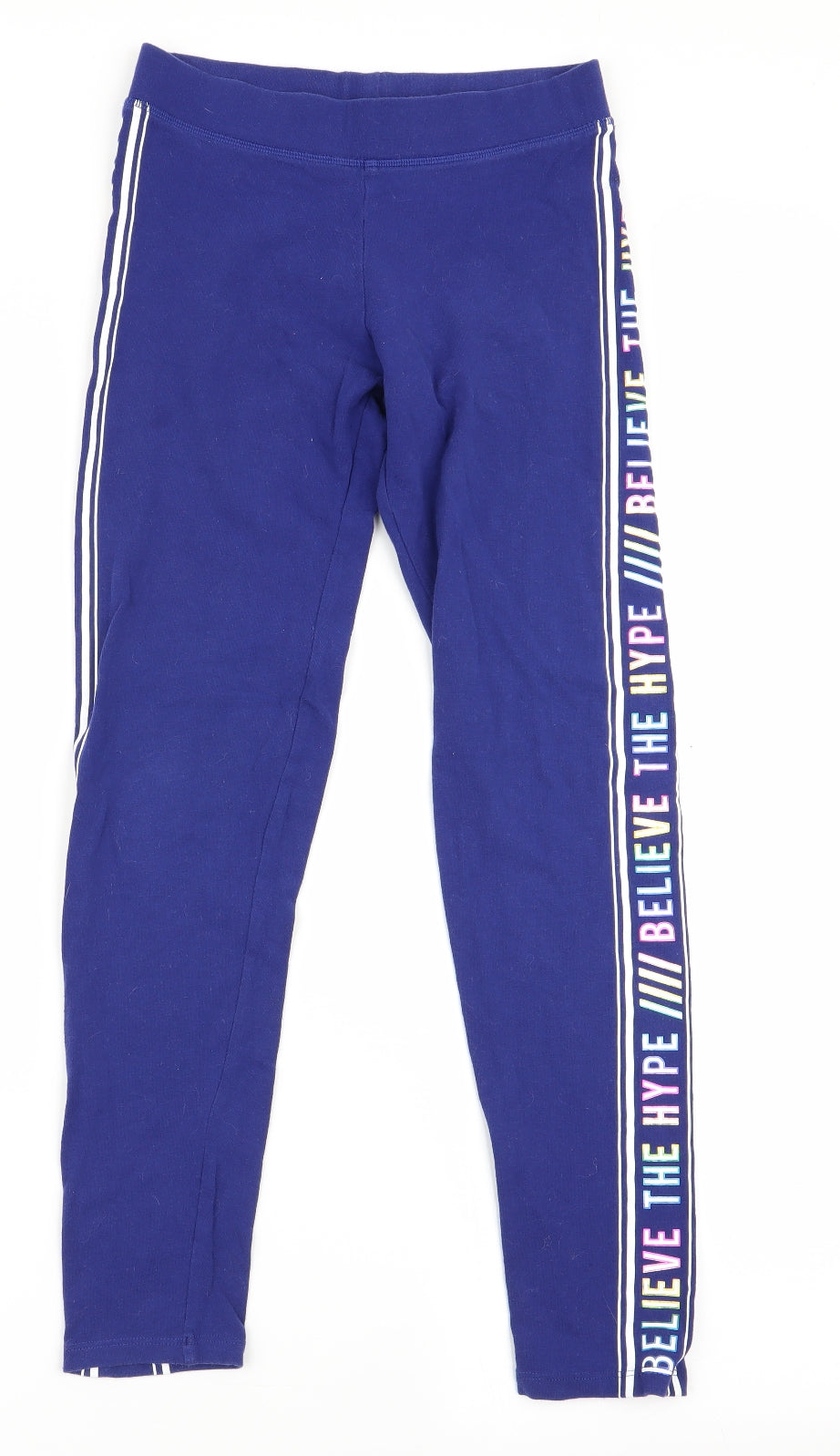 Marks and Spencer Girls Blue   Jegging Trousers Size 11-12 Years - Believe the Hype