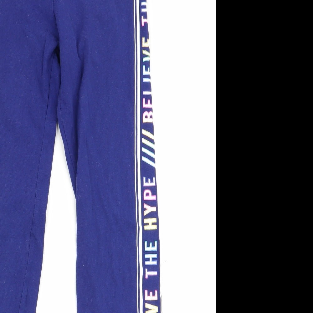 Marks and Spencer Girls Blue   Jegging Trousers Size 11-12 Years - Believe the Hype