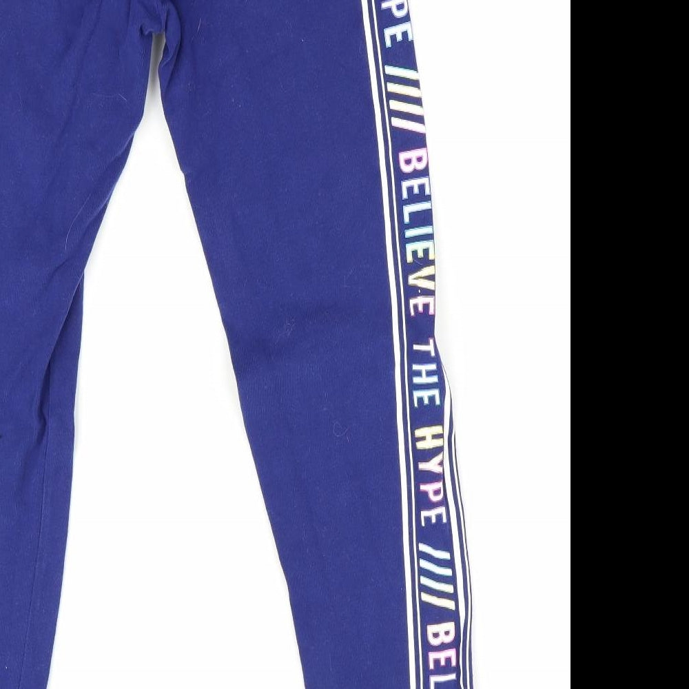 Marks and Spencer Girls Blue   Jegging Trousers Size 11-12 Years - Believe the Hype
