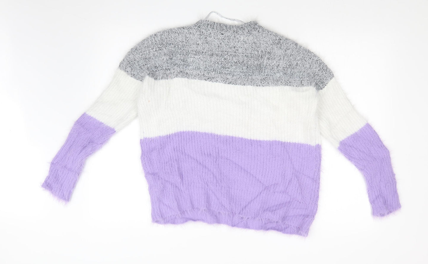 Primark Womens Multicoloured Striped  Pullover Jumper Size S