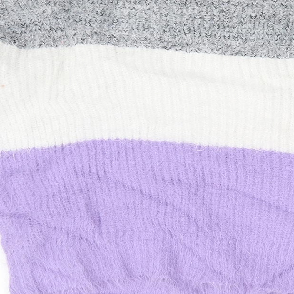 Primark Womens Multicoloured Striped  Pullover Jumper Size S