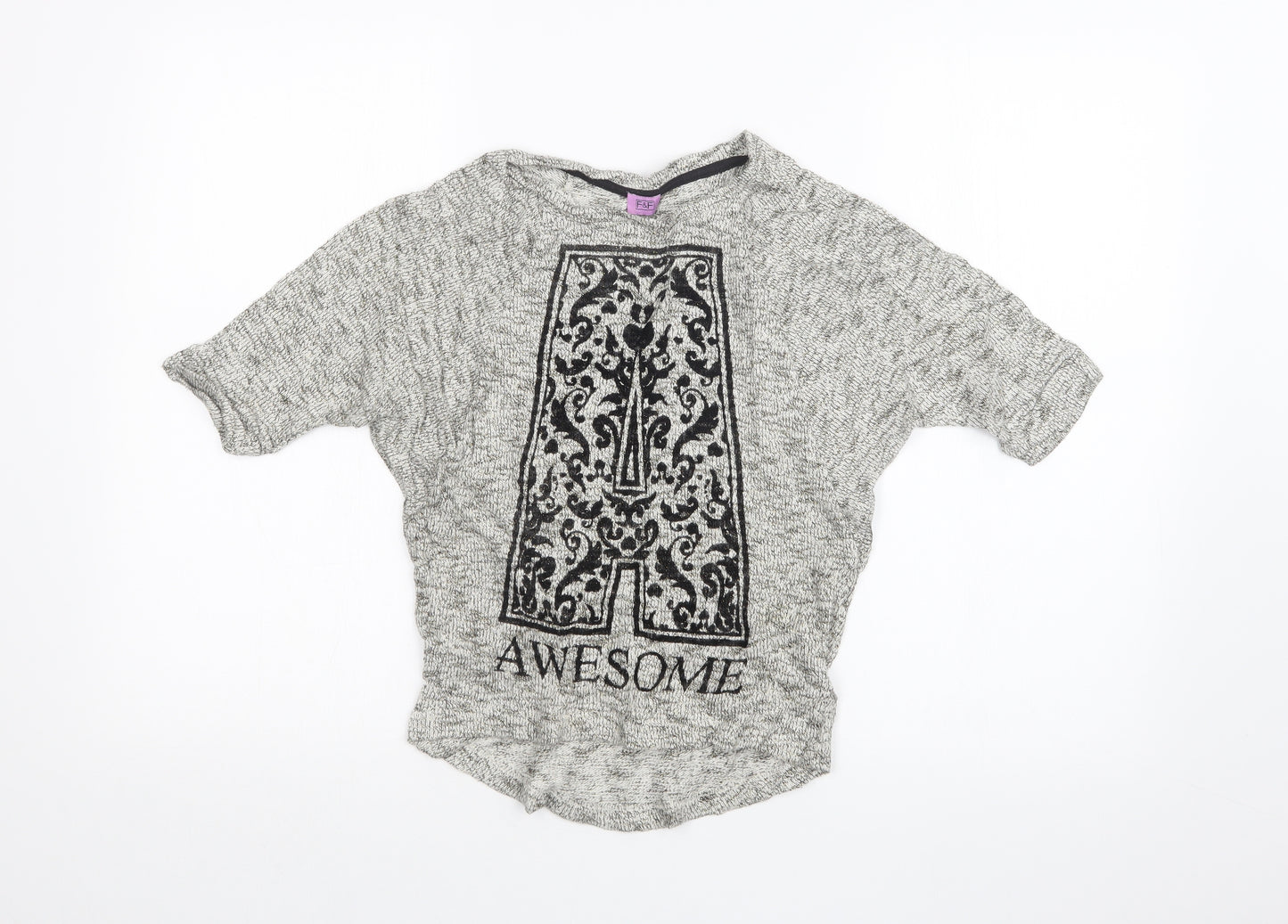 F&F Girls Multicoloured   Basic T-Shirt Size 9-10 Years