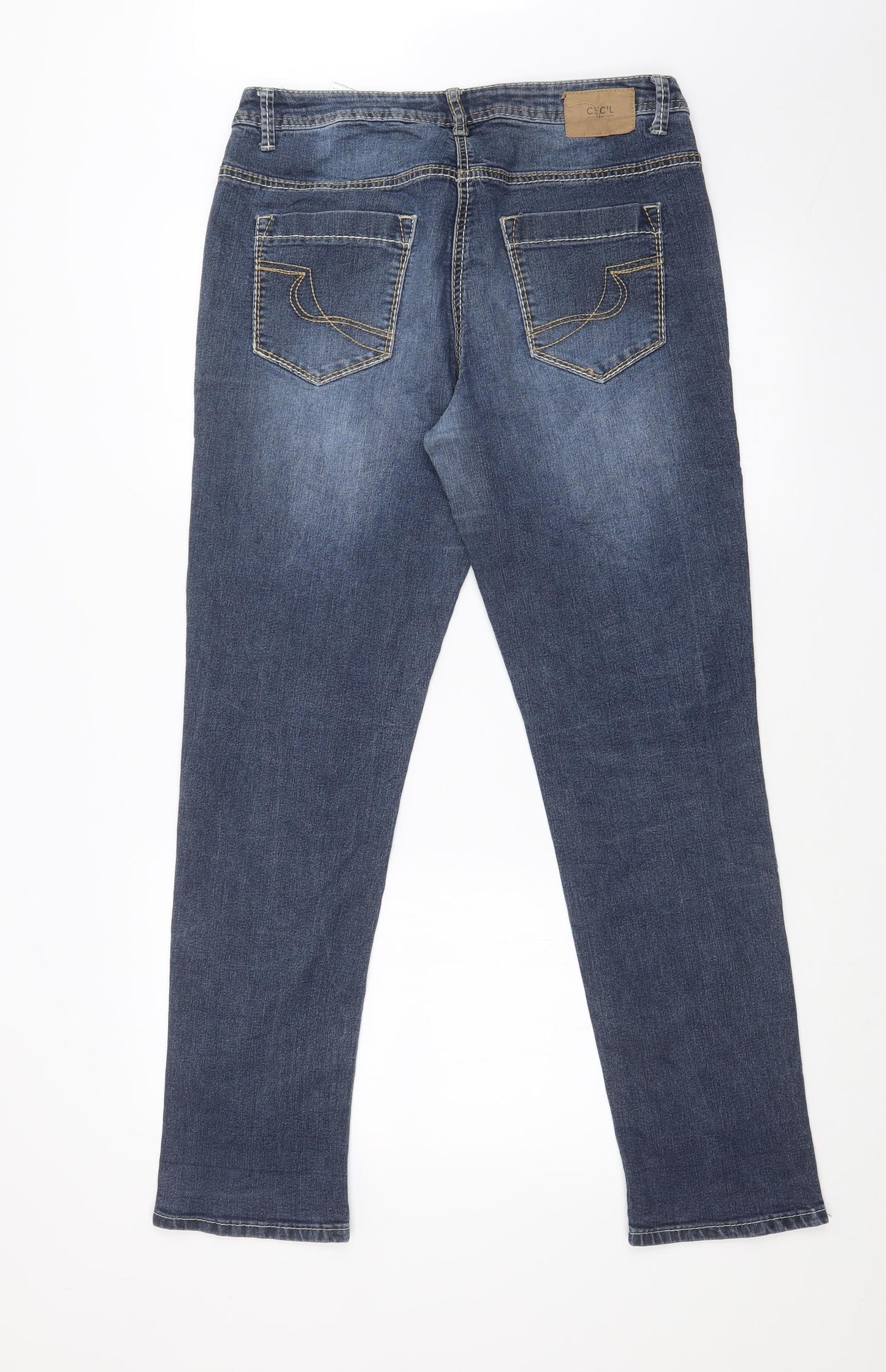 Cecil Womens Blue   Straight Jeans Size 32 L29 in