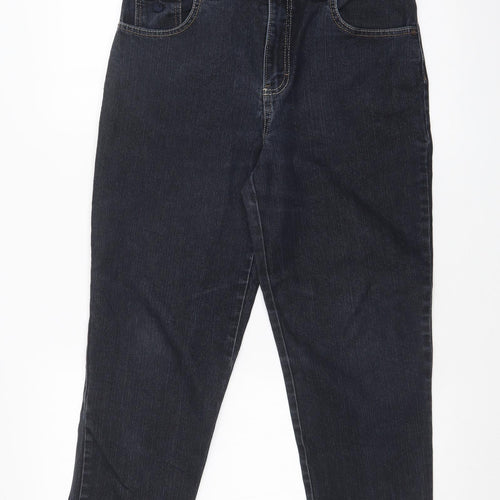 Gloria Vanderbilt Womens Blue   Straight Jeans Size 8 L22 in