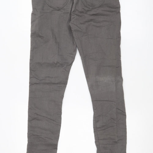 Dorothy Perkins Womens Grey   Skinny Jeans Size 8 L30 in