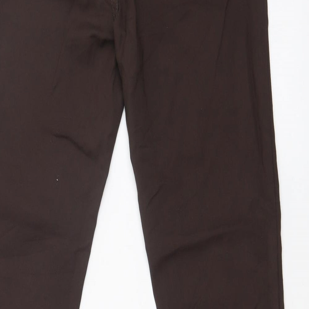 DROMEDAR Womens Brown   Straight Jeans Size 12 L30 in