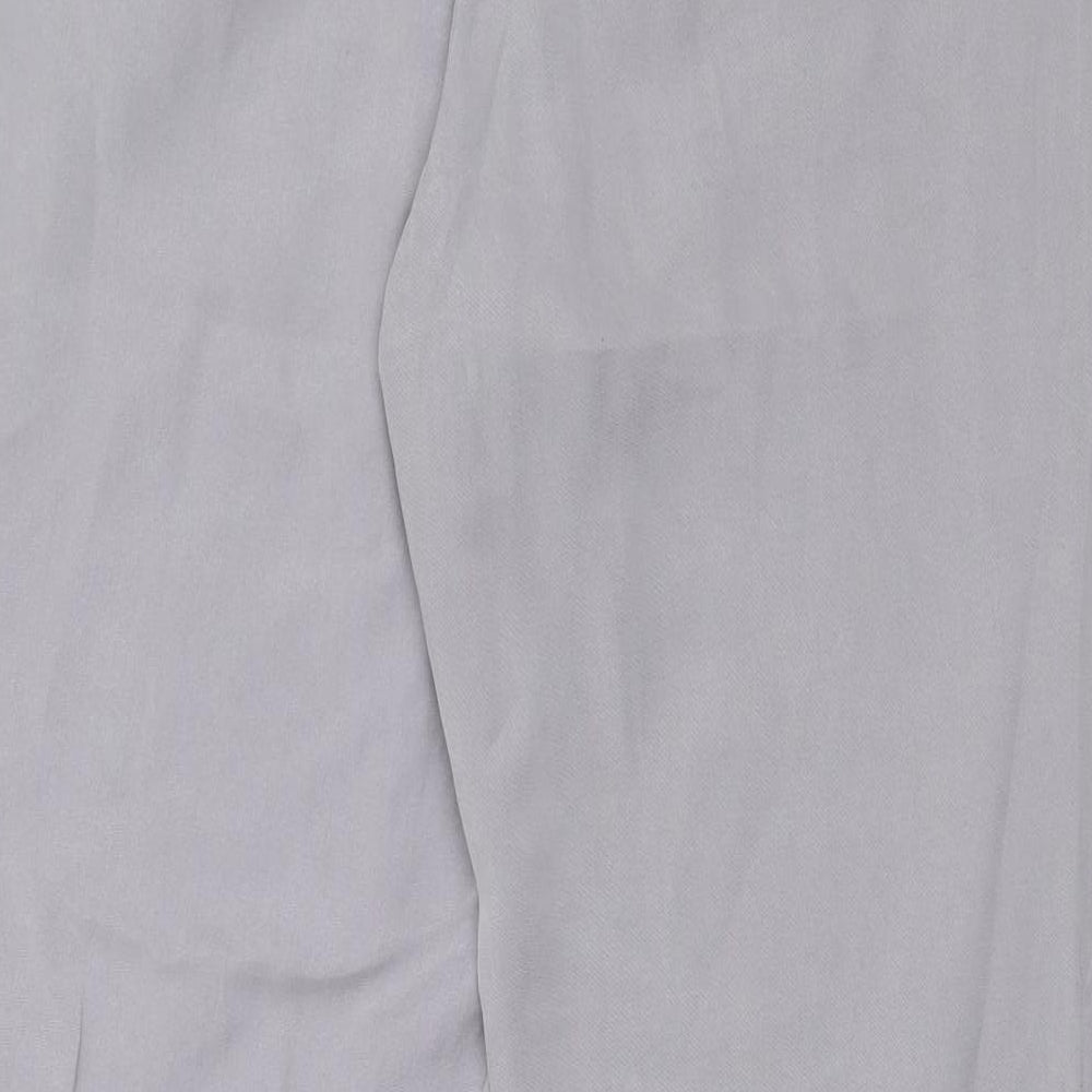 M&S Womens Grey   Cargo Trousers Size 10 L27 in