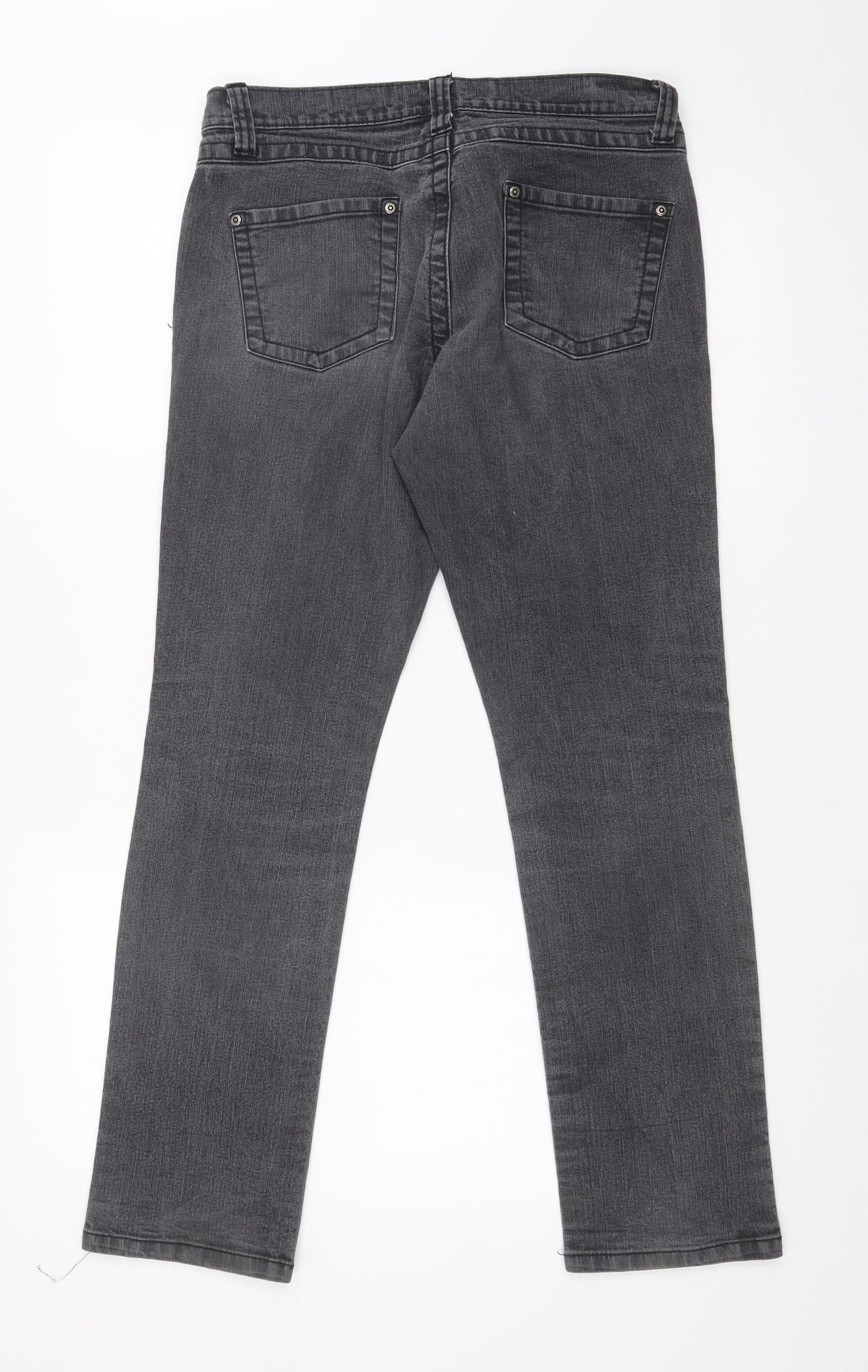Dorothy Perkins Womens Black   Straight Jeans Size 12 L26 in