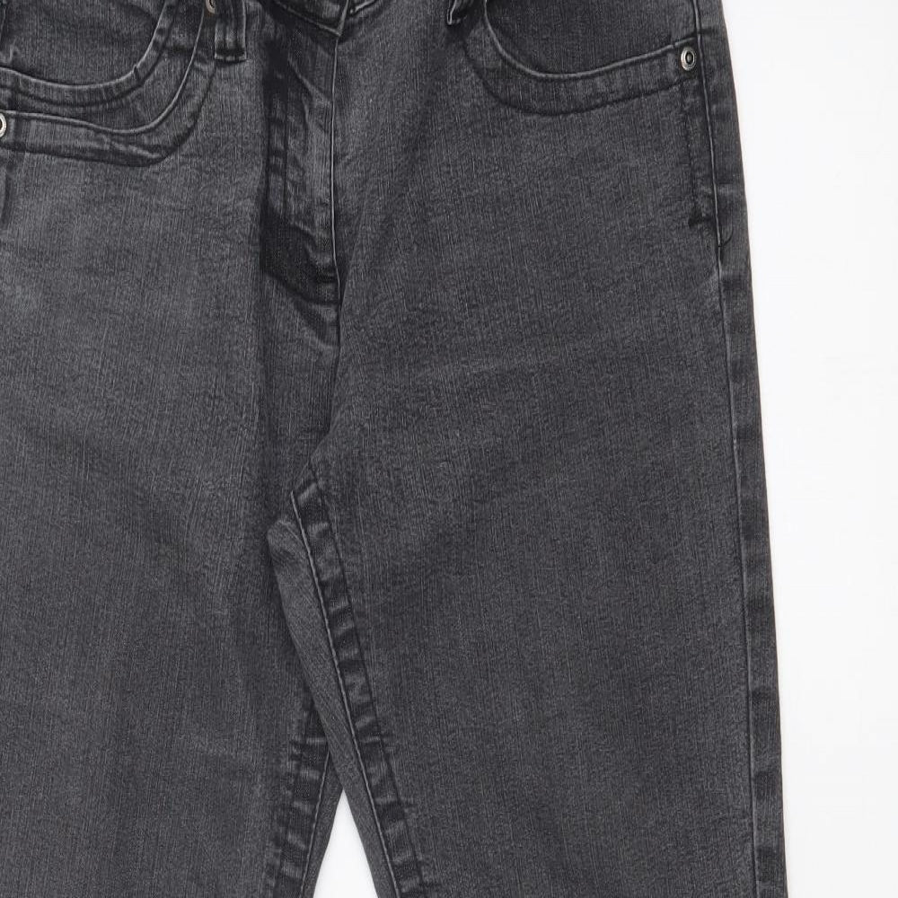 Dorothy Perkins Womens Black   Straight Jeans Size 12 L26 in