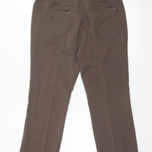 M&S Womens Beige   Trousers  Size 10 L25 in