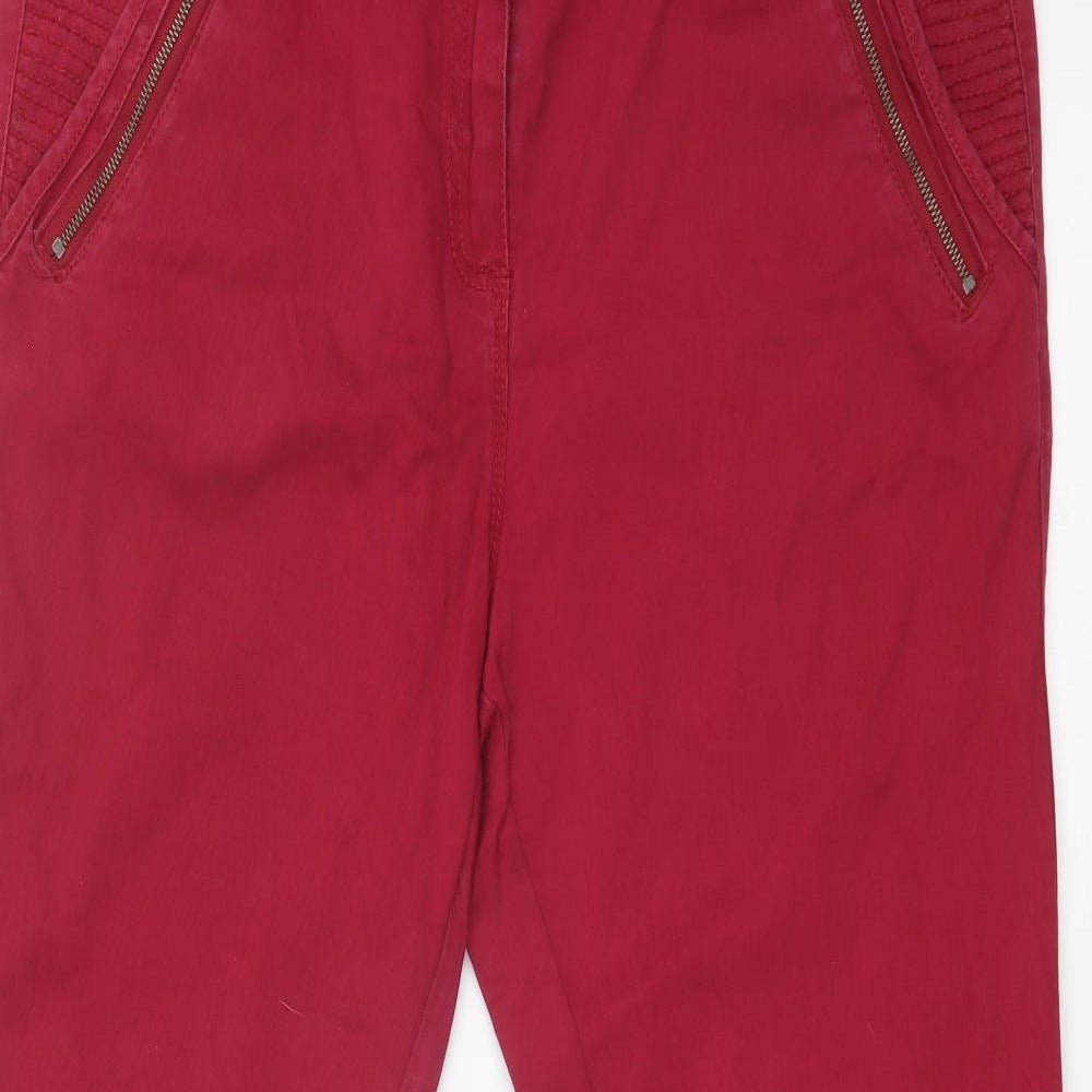 NEXT Womens Pink   Straight Jeans Size 16 L30 in