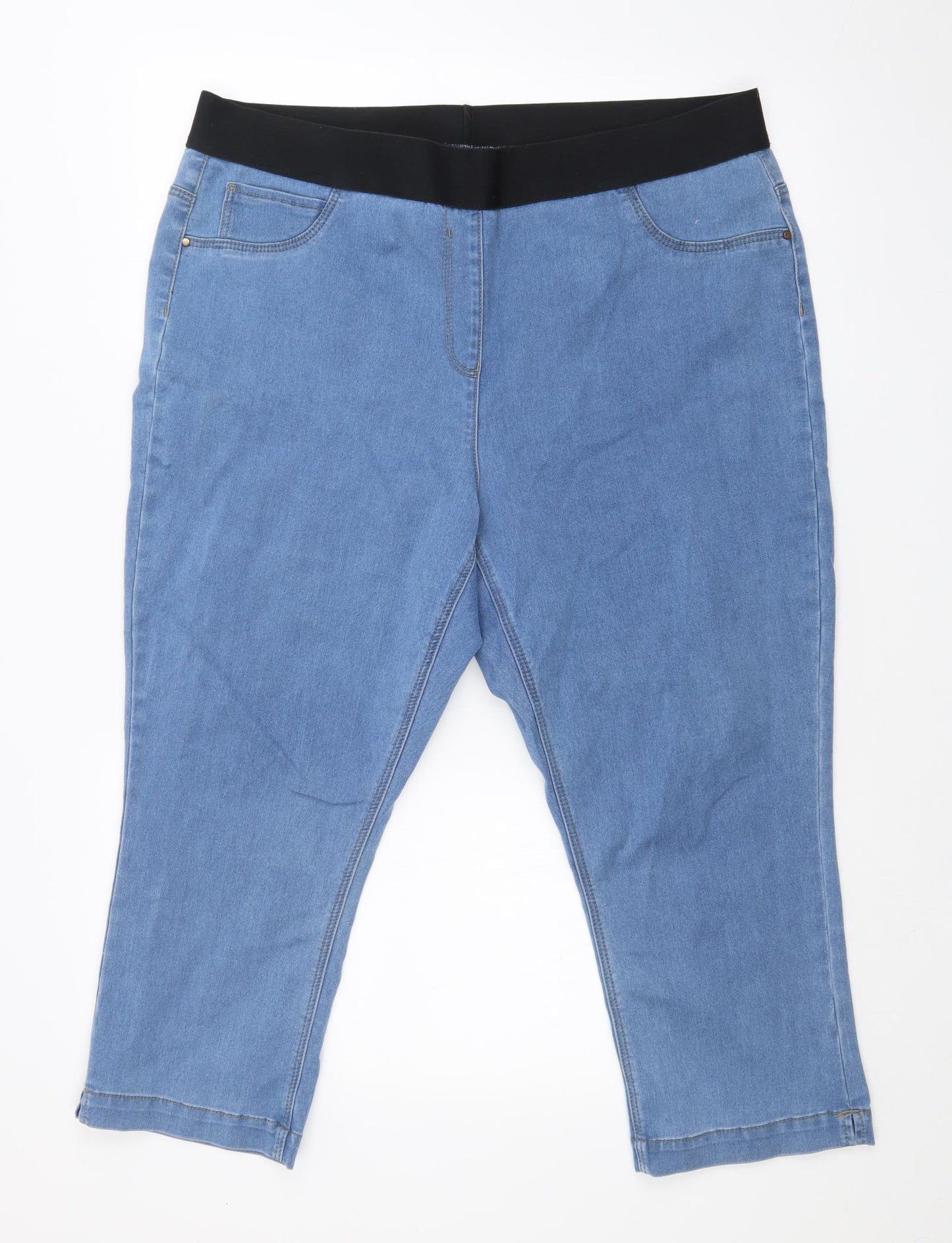 George Womens Blue   Cropped Jeans Size 20 L21 in