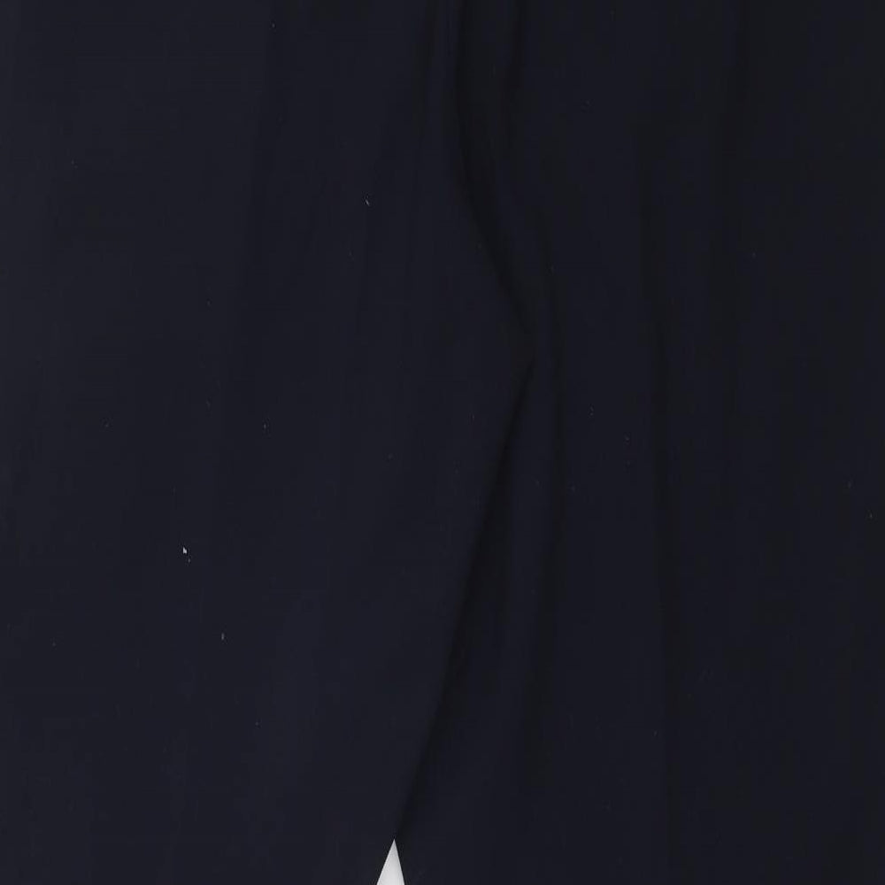 M&S Womens Blue   Dress Pants Trousers Size 16 L29 in