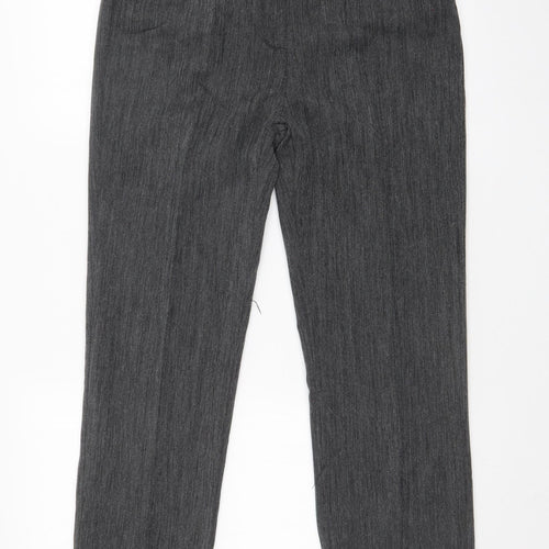EWM Womens Grey   Dress Pants Trousers Size 12 L27 in