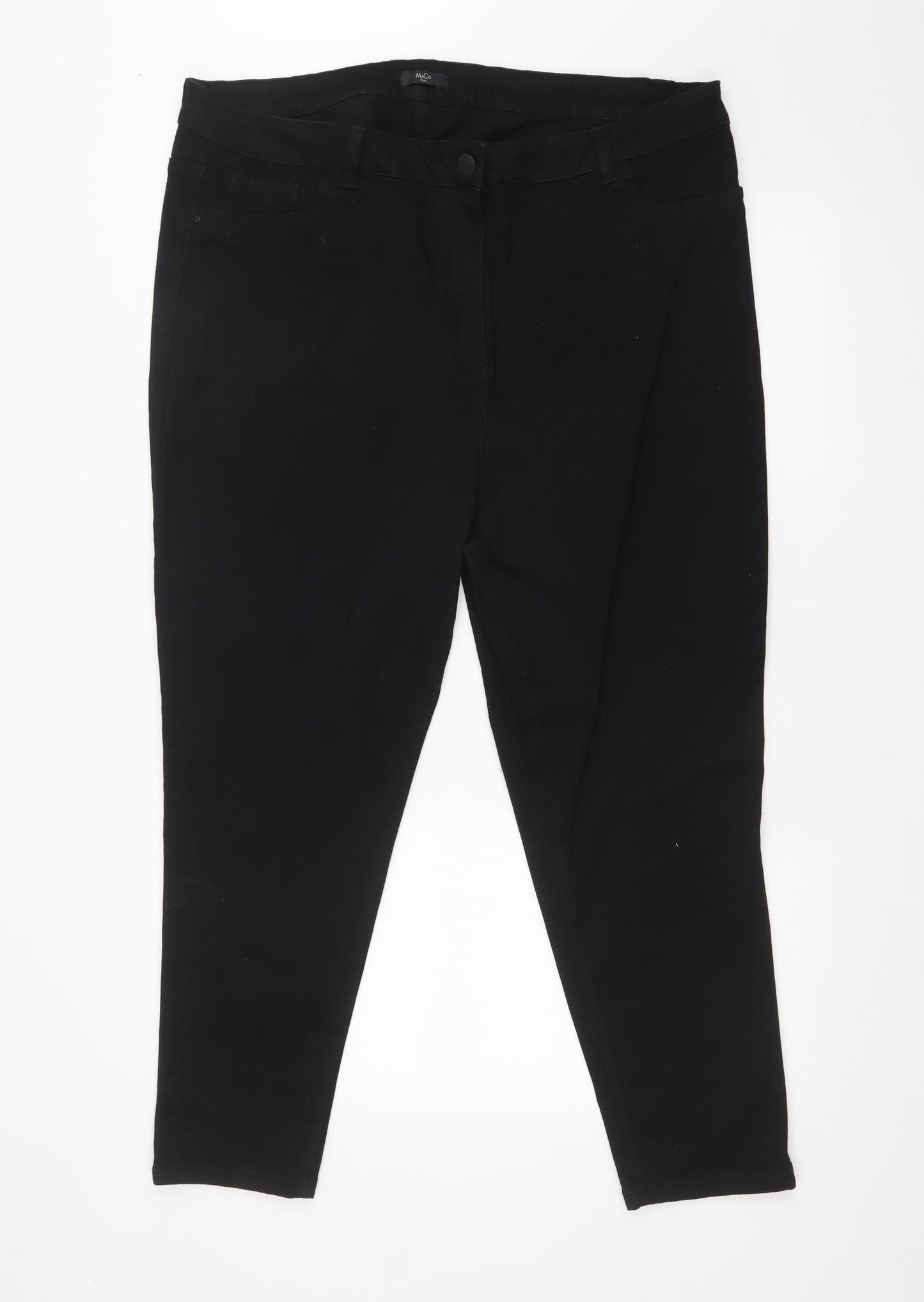 M&Co Womens Black   Skinny Jeans Size 24 L25 in