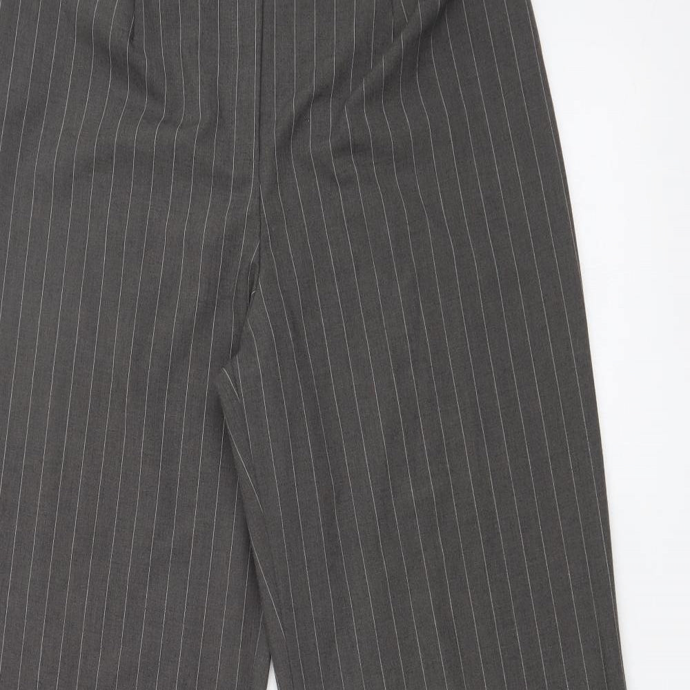 Warehouse Womens Multicoloured Striped  Dress Pants Trousers Size 12 L30 in