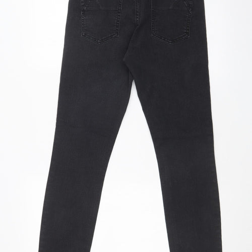 DENIM CO Womens Black   Straight Jeans Size 8 L28 in