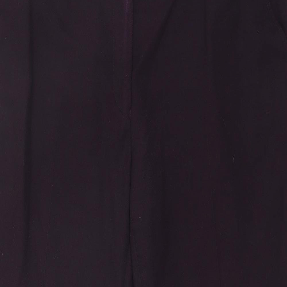 SIMON JERSEY Womens Purple   Dress Pants Trousers Size 18 L27 in