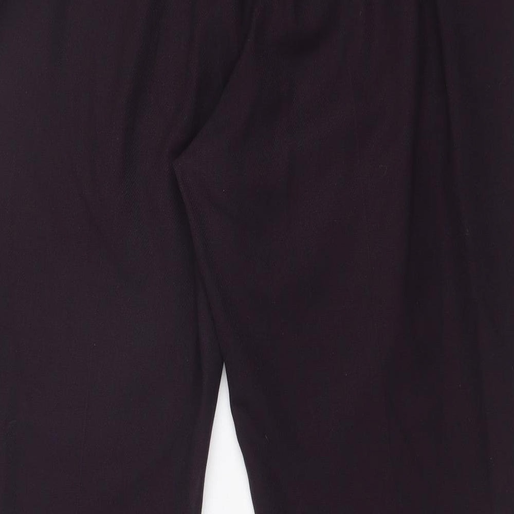 SIMON JERSEY Womens Purple   Dress Pants Trousers Size 18 L27 in