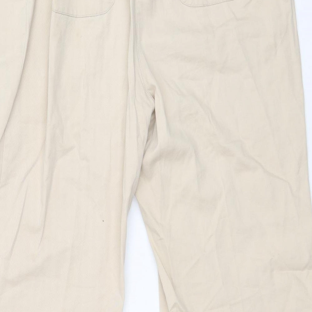 Tulchan Womens Beige   Trousers  Size 16 L26 in