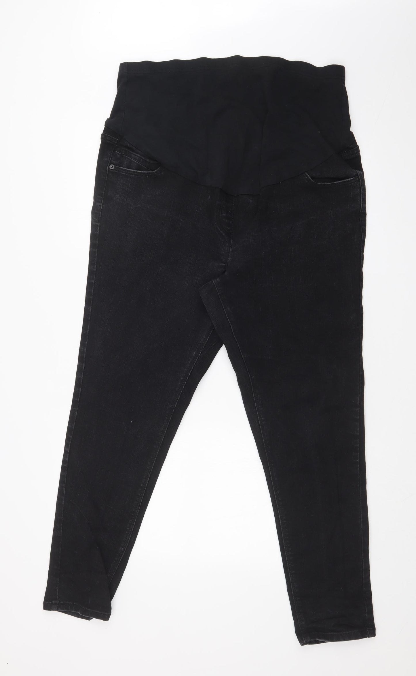 George Womens Black   Straight Jeans Size 18 L26 in