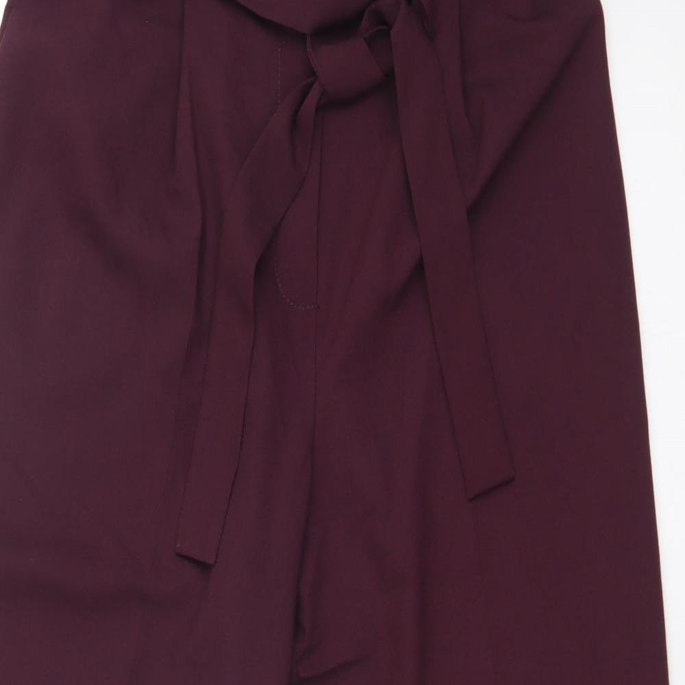 New Look Womens Purple   Trousers  Size 12 L26 in