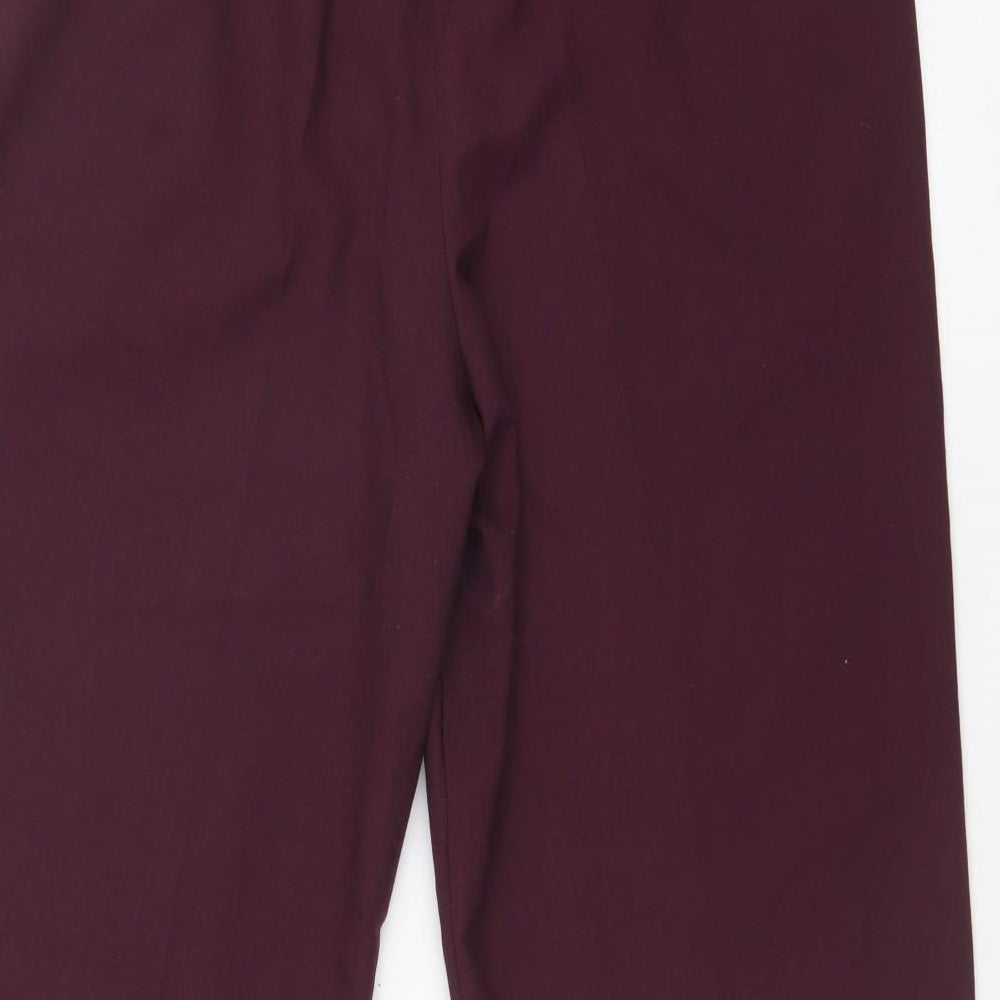 New Look Womens Purple   Trousers  Size 12 L26 in