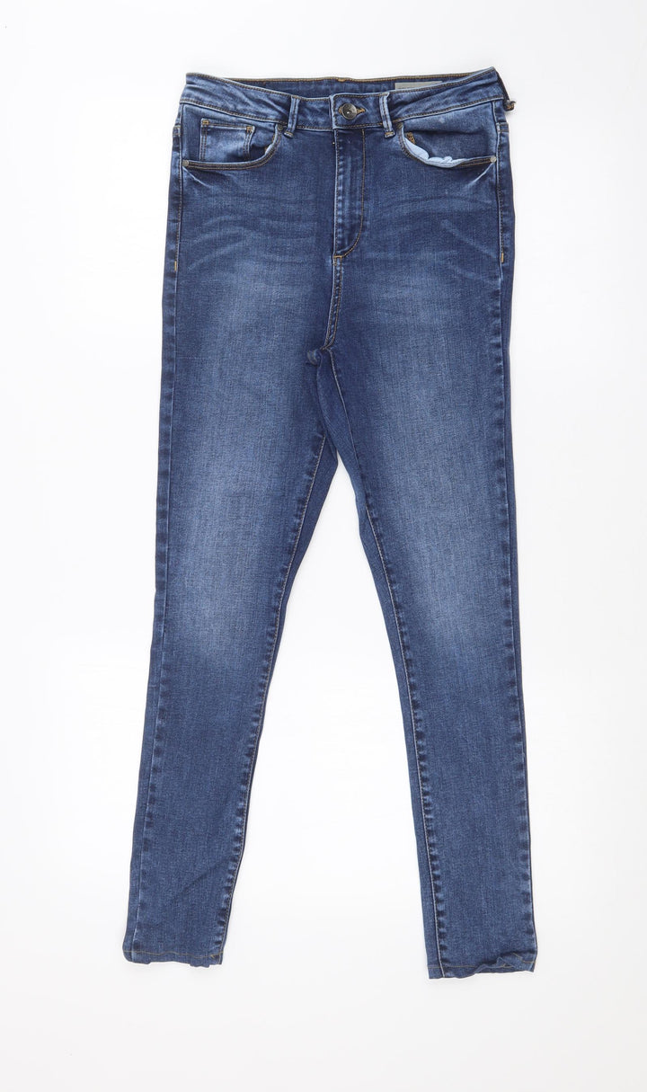 VERO MODA Womens Blue   Skinny Jeans Size 28 in L32 in