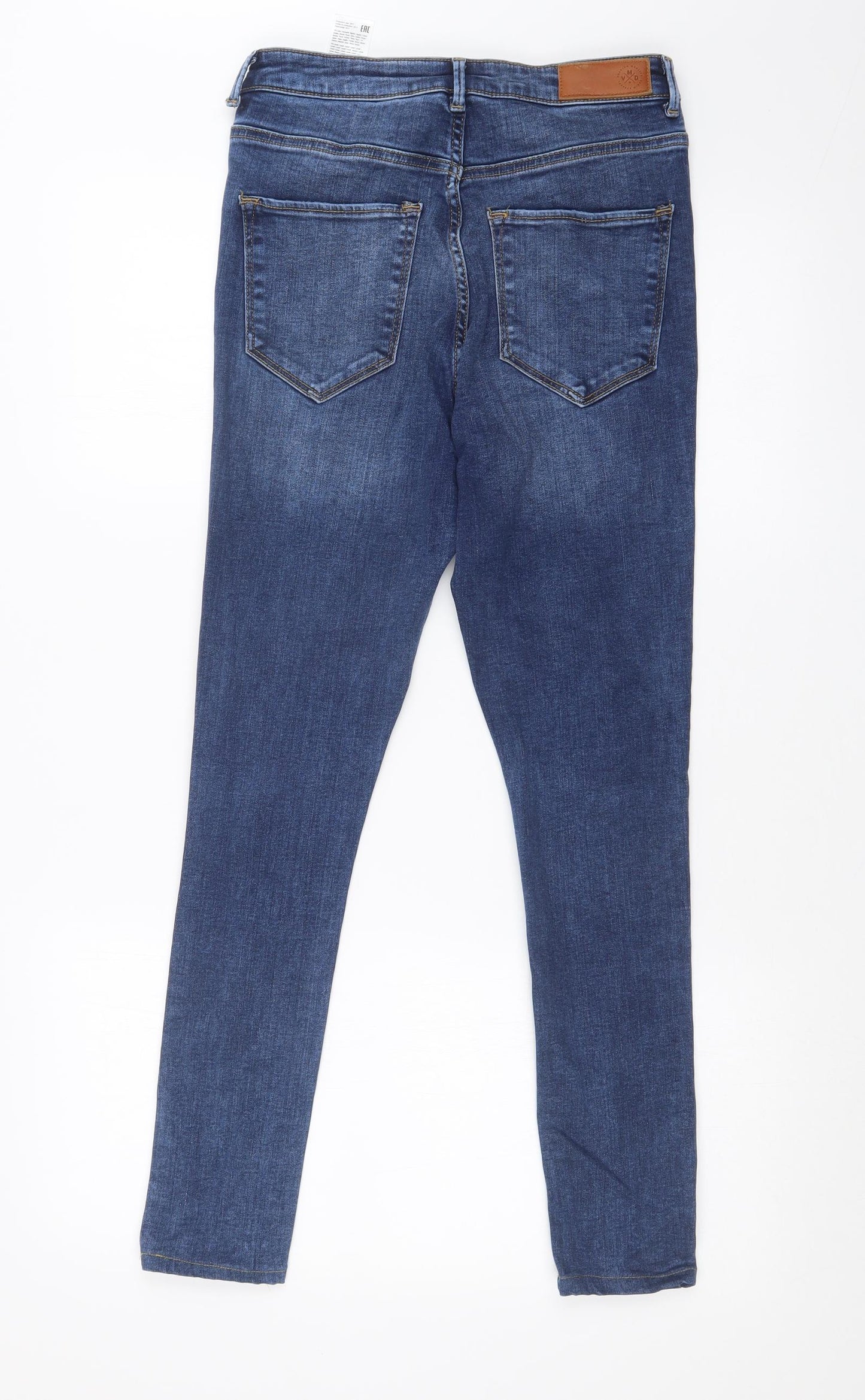 VERO MODA Womens Blue   Skinny Jeans Size 28 in L32 in