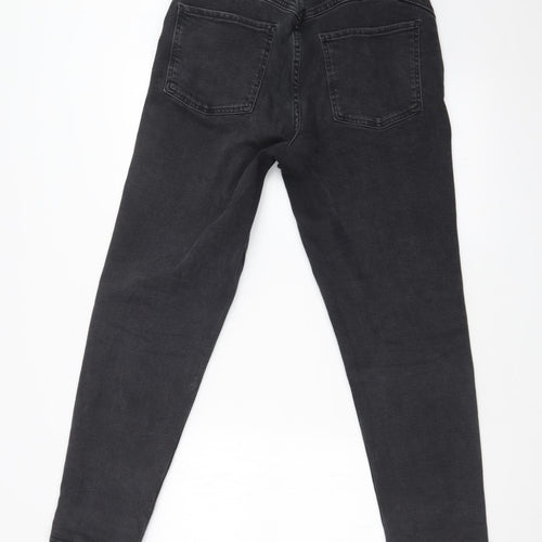 DENIM CO Womens Black   Mom Jeans Size 12 L28 in