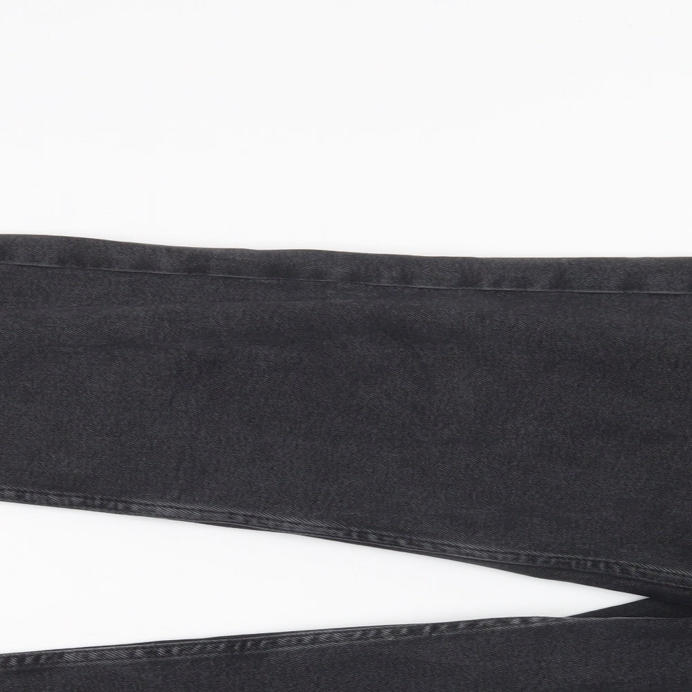 DENIM CO Womens Black   Mom Jeans Size 12 L28 in